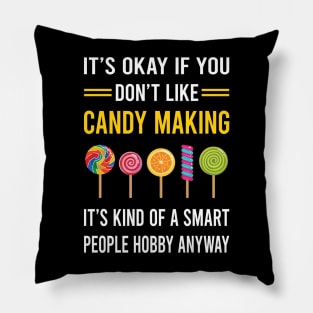 Smart People Hobby Candy Making Maker Candymaking Pillow