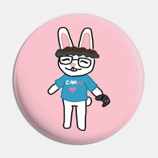 Bunny Cam Pin