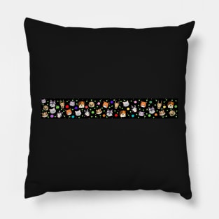 colorful animal pattern Pillow