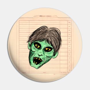 Beware! A Zombie! Pin