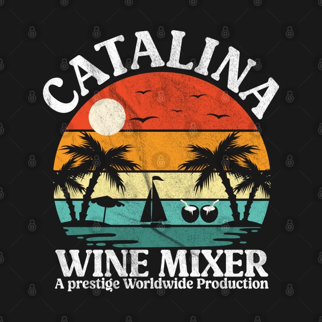 CATALINA WINE MIXER VINTAGE RETRO SUNSET by RiseInspired