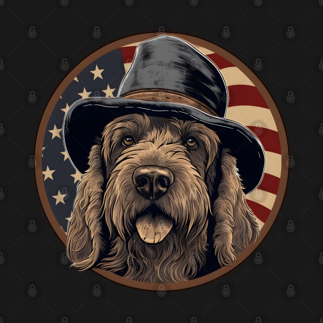 Patriotic Otterhound by NatashaCuteShop