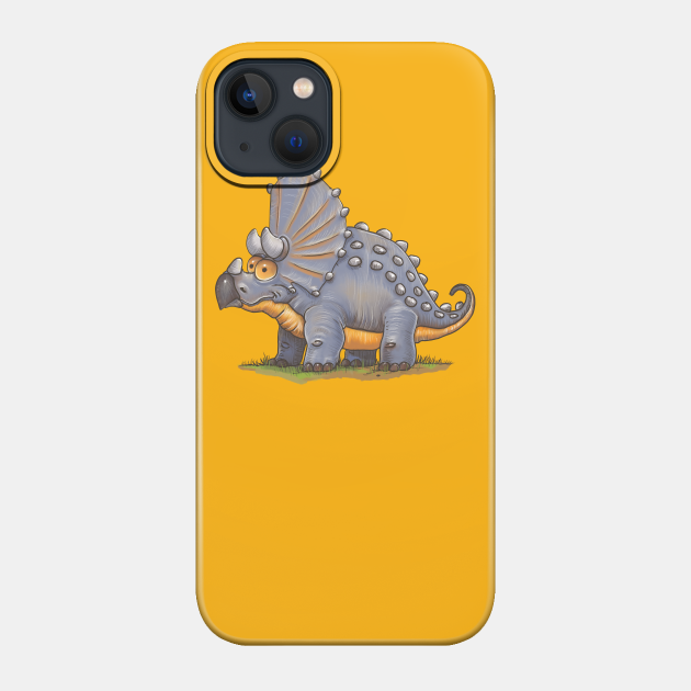 Triceratops - Dinosaur - Phone Case