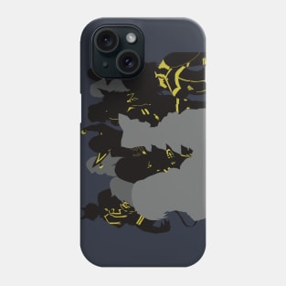 The Eminence in Shadow or Kage no Jitsuryokusha ni Naritakute Anime Cover in Aesthetic Black Silhouette Phone Case