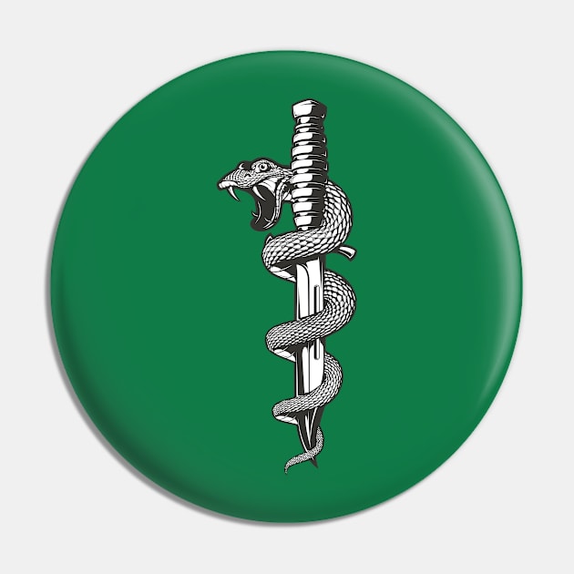 Death of Snake Pin by viSionDesign