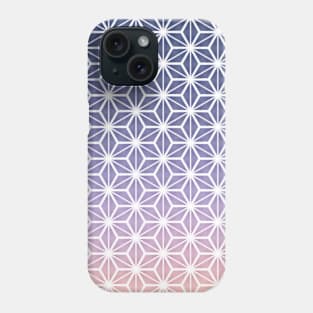 Geometric sunset pattern Phone Case