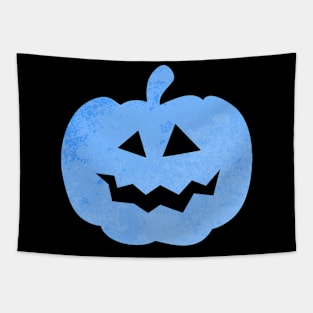 Blue Jack O Lantern - Autism Awareness Halloween Tapestry