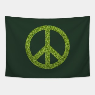 World Peace Sign Art Graffiti Activist Tapestry