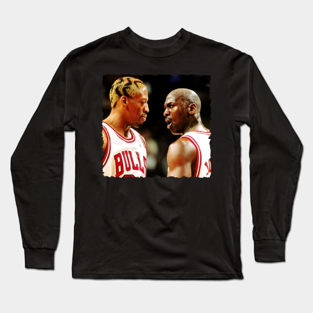Rodman - Dennis Rodman Vintage Chicago Bulls - Long Sleeve T-Shirt