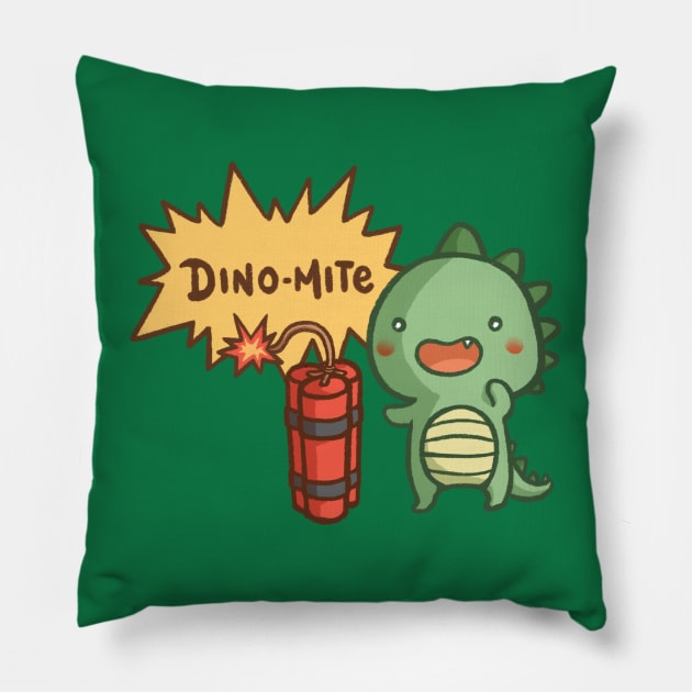 Dino-mite Pillow by mschibious