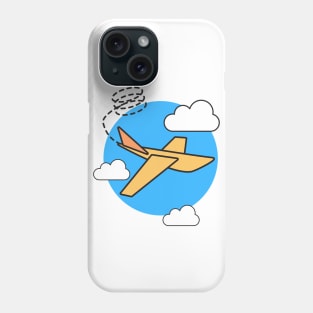 Airplane and Clouds Phone Case