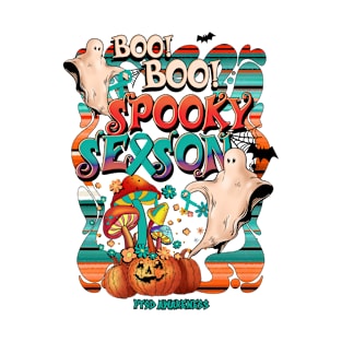 PTSD Awareness Awareness - Boo Spooky retro halloween T-Shirt