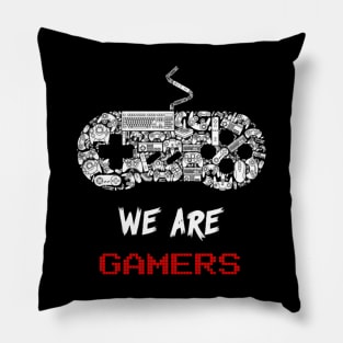 WE ARE GAMERS - Simple Gaming Design Pillow