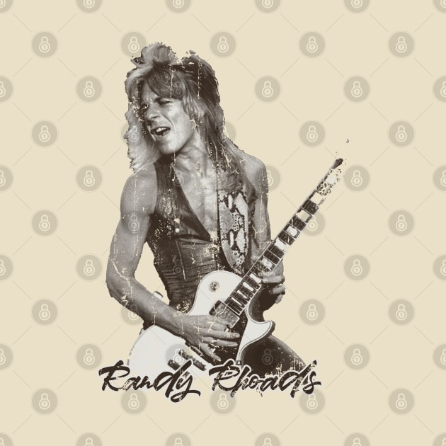 Retro Vintage Aesthetic - Randy Rhoads by sgregory project