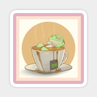 Chill - Tea Frog Magnet