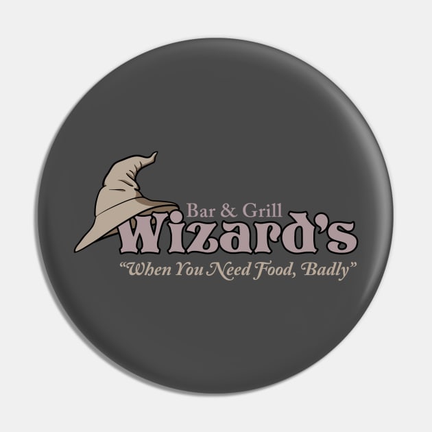 Wizard's Bar & Grill Pin by ORabbit