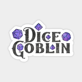 Dice Goblin Purple Galaxy Dice Magnet