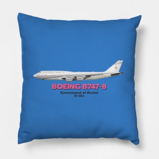 Boeing B747-8 - Government of Brunei Pillow