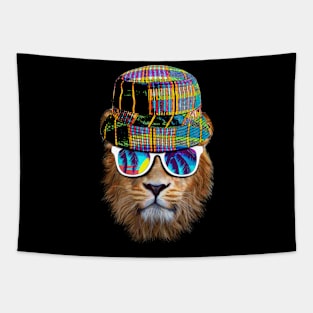 Lion summer vibes Tapestry