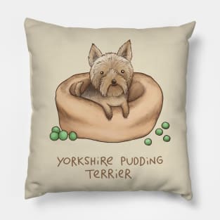 Yorkshire Pudding Terrier Pillow