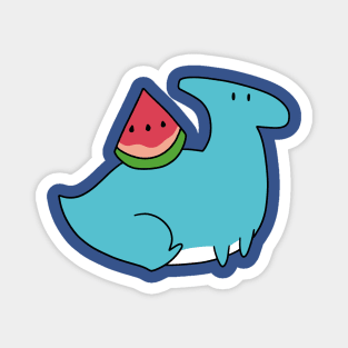 Watermelon Hadrosaurid Magnet