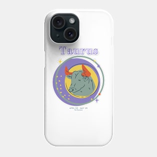 Taurus Zodiac Astrology Symbol Phone Case