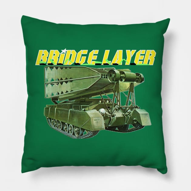 The Bridge Layer Pillow by bigbot