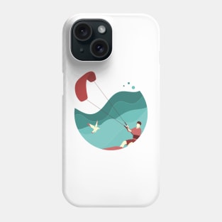 Kitesurfing Phone Case