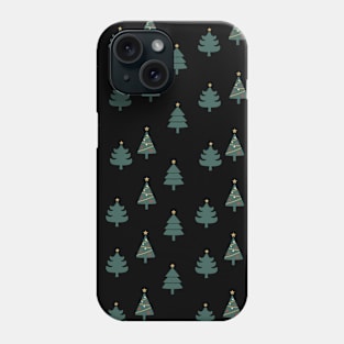 Christmas trees oat Phone Case