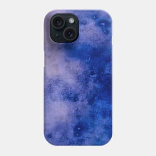 blue gradient watercolor design Phone Case