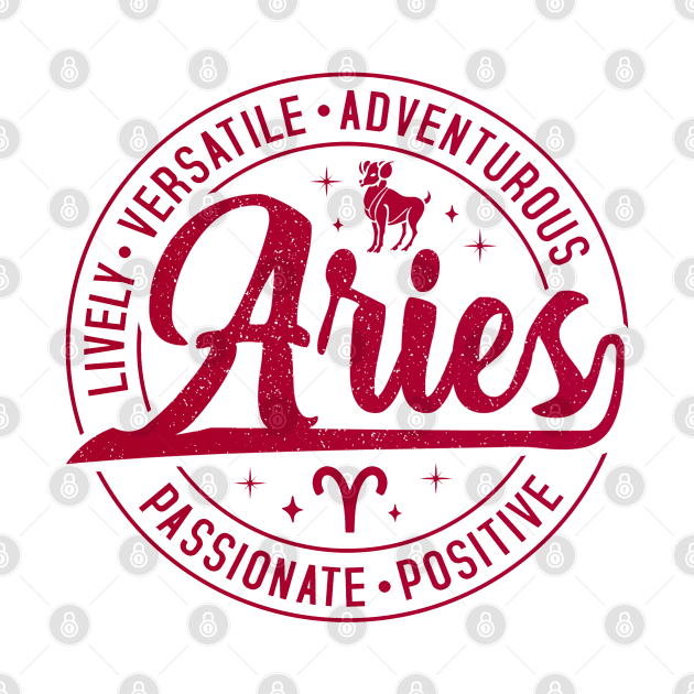 Zodiac round sign designs.Aries by piksimp