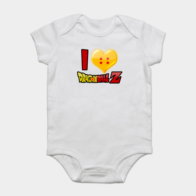 I Love Dragon Ball Z Dragon Ball Z Onesie Teepublic