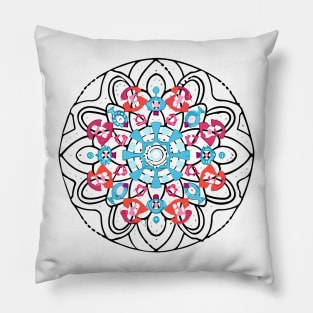 mandala Clamber drawingmandala Skip Craft Pillow