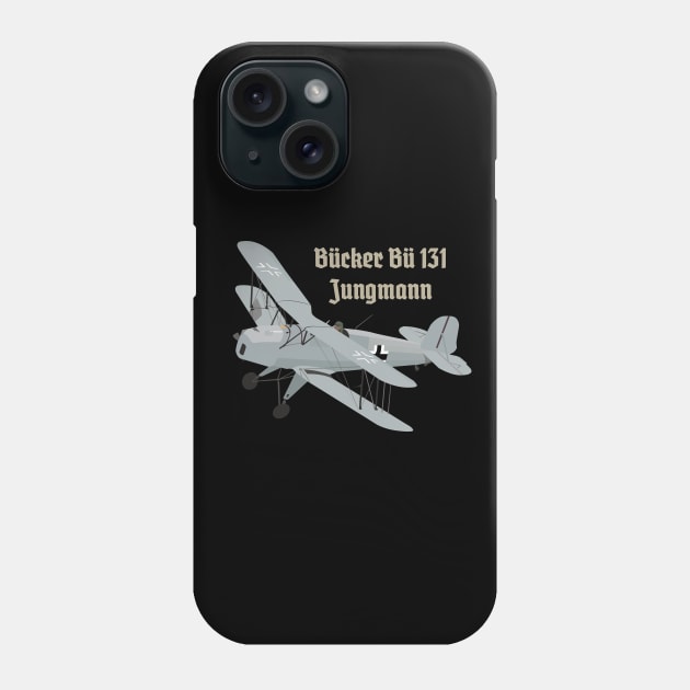 Bücker Bü 131 German WW2 Airplane Phone Case by NorseTech