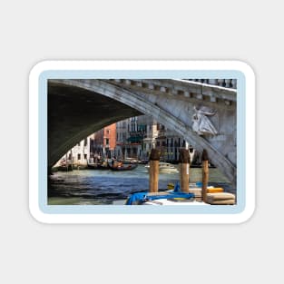 Under the Rialto Bridge Magnet