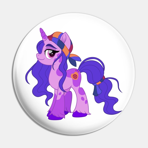 Hippie Izzy Moonbow Pin by CloudyGlow