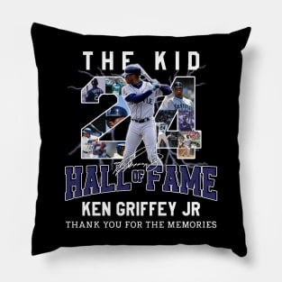 Ken Griffey Jr The Kid Basketball Legend Signature Vintage Retro 80s 90s Bootleg Rap Style Pillow