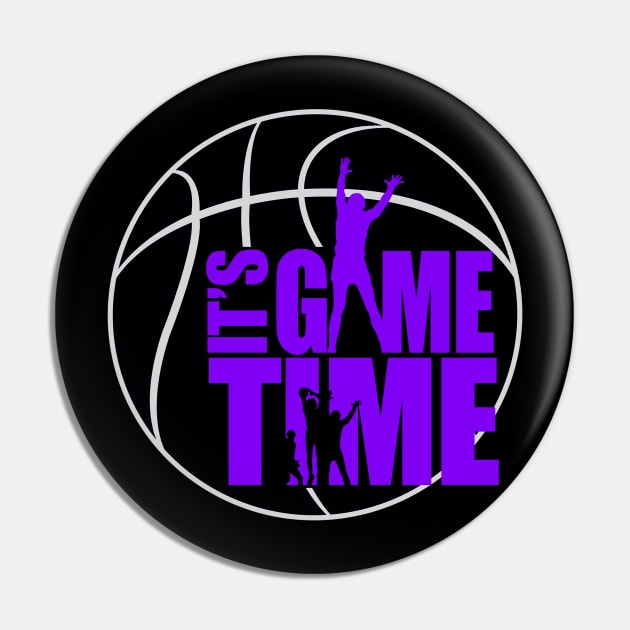 It's Game Time - Purple Pin by adamzworld