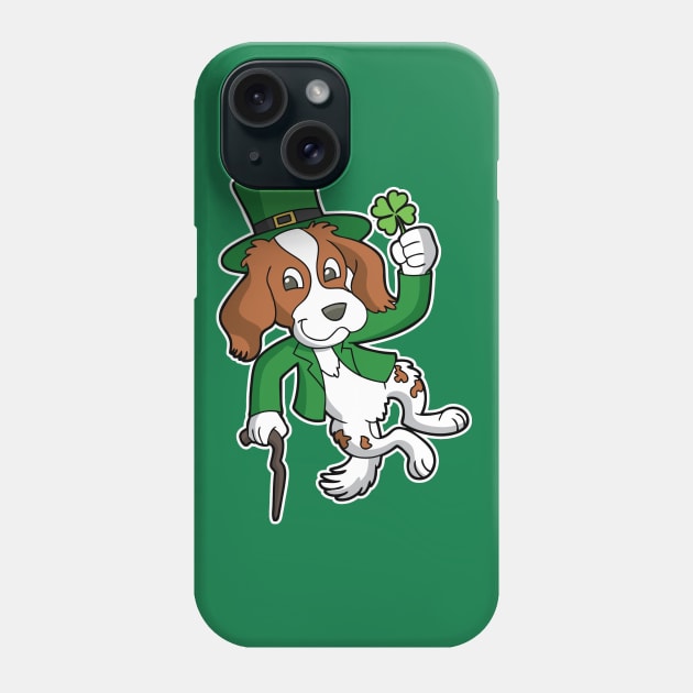 Irish Setter Dog St Patrick's Day Heel Click Phone Case by E