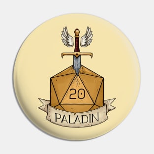 D20 - Paladin Pin