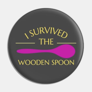 Wooden Spoon Survivor Pin