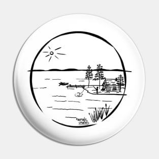 Swedish Islands pendrawing Pin