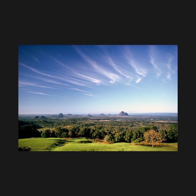 Glasshouse Mountains, Sunshine Coast Hinterland by AndrewGoodall