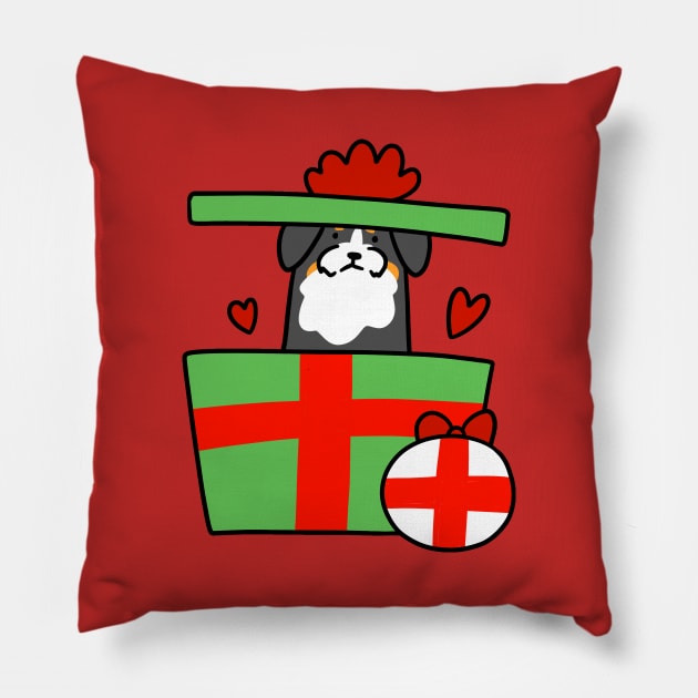 Bernie Christmas Gift Pillow by saradaboru