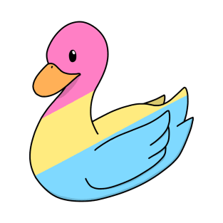 Pastel Pansexual Duck T-Shirt