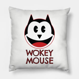 Wokey Mouse anti woke meme Pillow