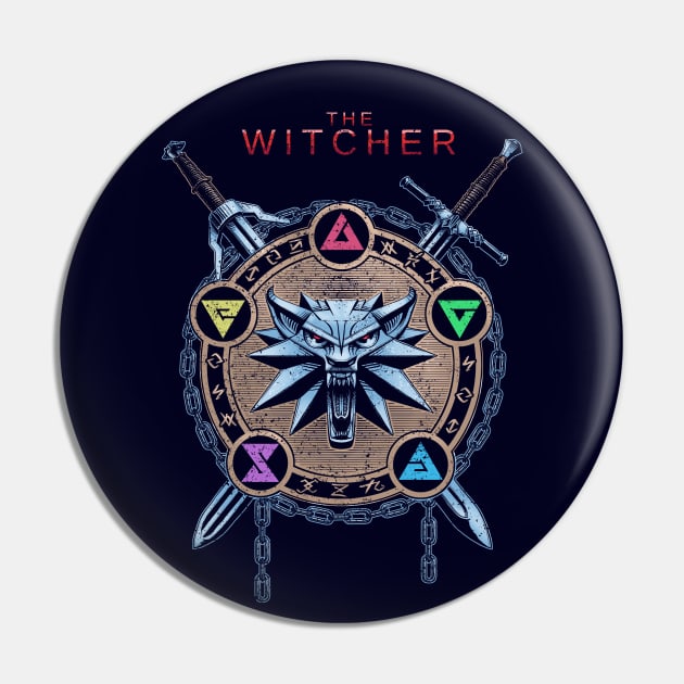 Witcher color Pin by xartt