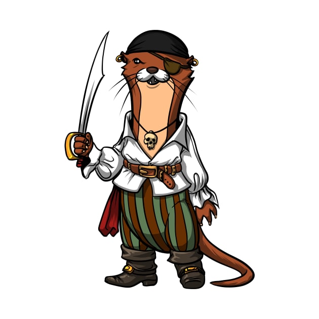 Otter Pirate by underheaven