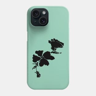 Picturesque Black Flower :) Phone Case