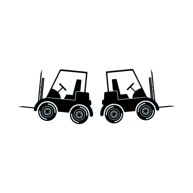 Forklift driver gift ideas forklift by HBfunshirts